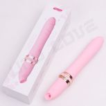 High Quality Vibrating AV Massager Clitoral /Sucking Vibrator Telescopic Female Vibrator Sex Toys