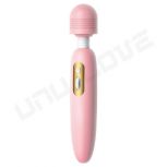 High Quality AV Wand Massager 45mm Head Orgasm Vibrator Pink/White 10 Frequency 360 Vibrating Vibrator Sex Toys For Woman
