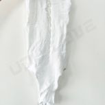White Women Underwear Hot Long Sleeves Bikini Bodysuit See-Through Hollow Fishnet Sexy XX Lingerie