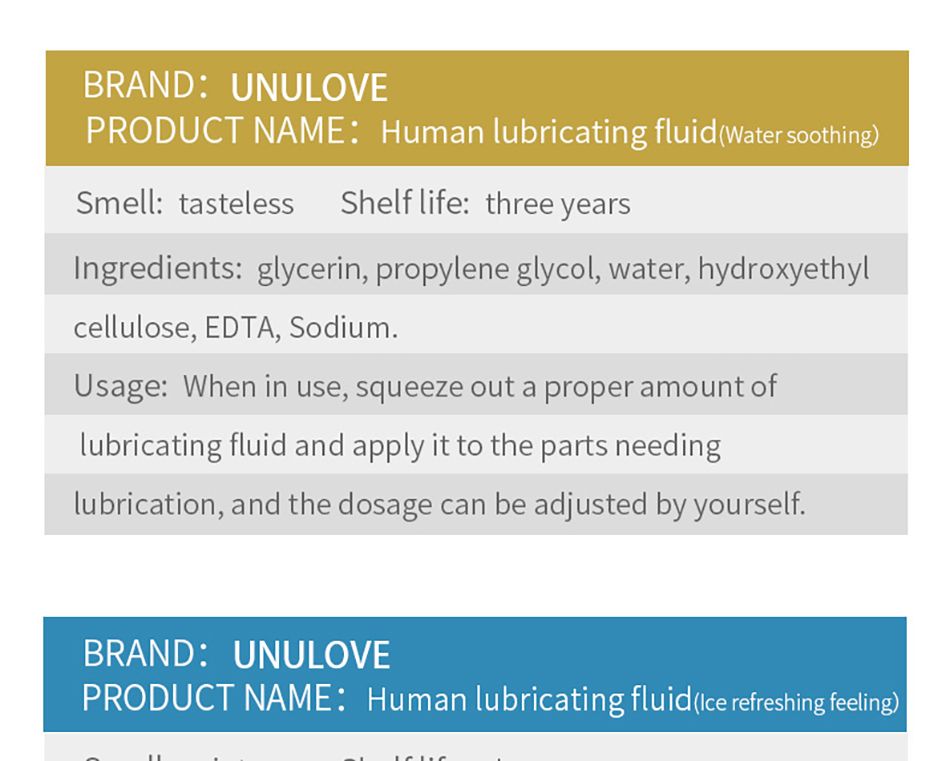 Gay homosexual use pain relieve hot feeling ice feeling water based personal lubricant silicone sex lubricant