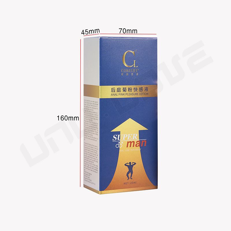 Cokelife Top Grade Anal Lubricant Sex Gel For Man Gay Water Based Lubricant 25ml Lube Yellow Color lubricantes sexuales